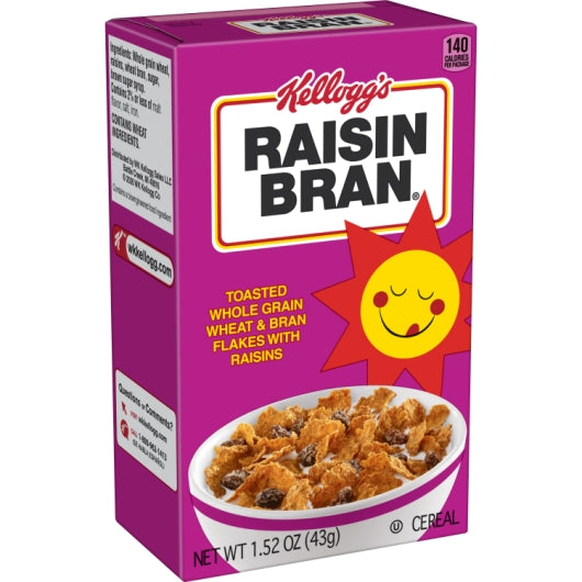 Raisins Bran Raisin Bran Cereal, 70 x 1.52 oz Case - DOT product image 7