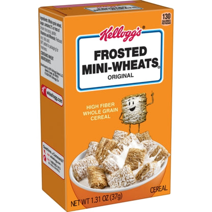 Kellogg's Mini Wheats Frosted Whole Grain Bite Size Cereal, 70 x 1.31 oz Case - DOT product image 5