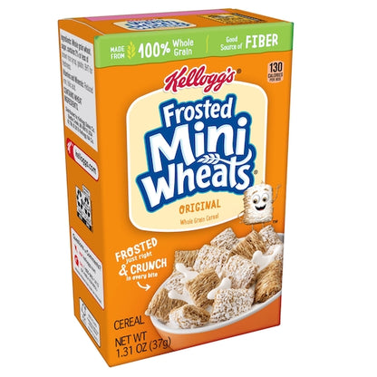 Kellogg's Mini Wheats Frosted Whole Grain Bite Size Cereal, 70 x 1.31 oz Case - DOT product image 6
