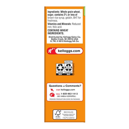 Kellogg's Mini Wheats Frosted Whole Grain Bite Size Cereal, 70 x 1.31 oz Case - DOT product image 7