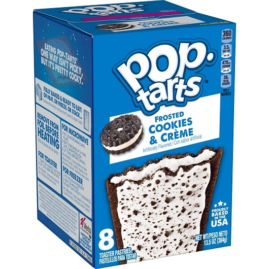 Pop-Tarts Cookies & Creme, 12 x 13.5 oz Case - DOT product image 3