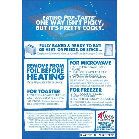 Pop-Tarts Cookies & Creme, 12 x 13.5 oz Case - DOT product image 4