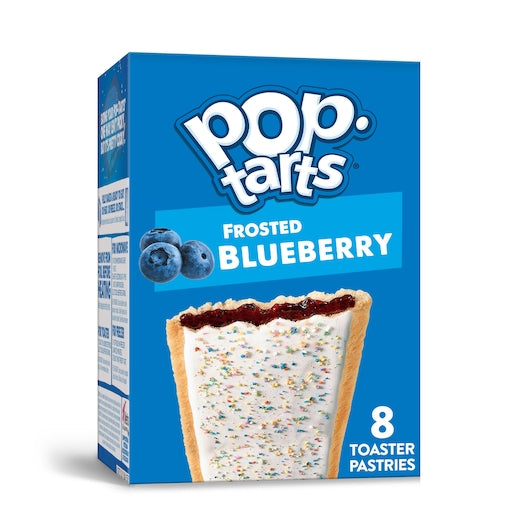 Pop-Tarts Frosted Blueberry, 12 x 13.5 oz Case - Bakery & Desserts