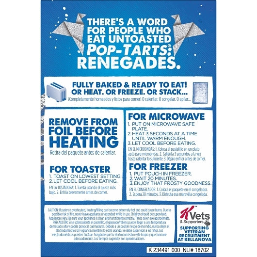 Pop-Tarts Frosted Blueberry, 12 x 13.5 oz Case - DOT product image 6