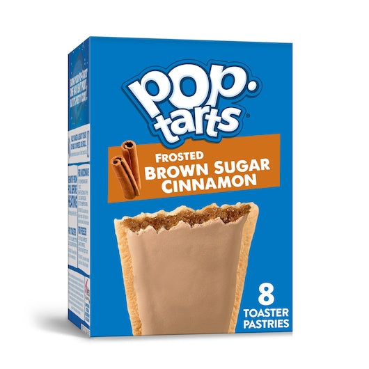 Pop-Tarts Frosted Brown Sugar Cinnamon, 12 x 13.5 oz Case - Bakery & Desserts