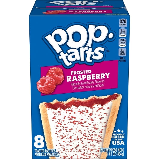Pop-Tarts Frosted Raspberry, 12 x 13.5 oz Case - Bakery & Desserts