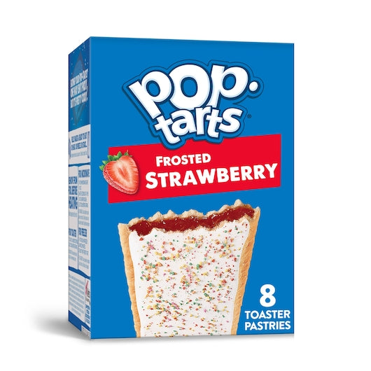Pop-Tarts Frosted Strawberry, 12 x 13.5 oz Case - Bakery & Desserts