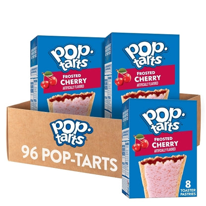 Pop-Tarts Frosted Cherry, 12 x 13.5 oz Case - Bakery & Desserts