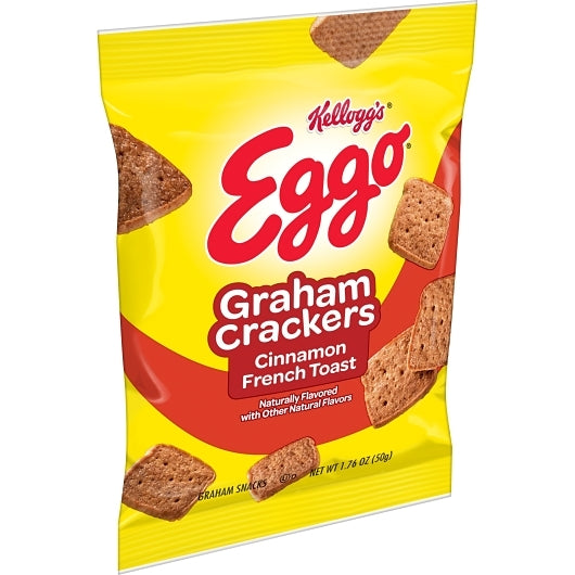 Kellogg's Crunchmania Graham Crackers Cinnamon French Toast, 100 x 1.76 oz Case - DOT product image 3