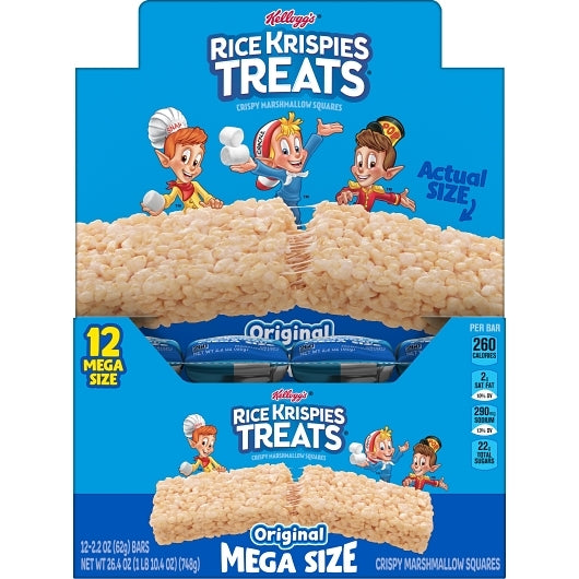 Rice Krispies Squares Original, 6 x 12 x 2.2 oz Case - DOT product image 4