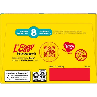 Eggo Mini Buttermilk Pancakes, 8 x 14.1 oz Case - DOT product image 4
