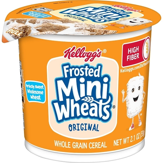 Kellogg's Mini-Wheats Frosted Cereal, 60 x 2.1 oz Case - Breakfast Foods - image 2