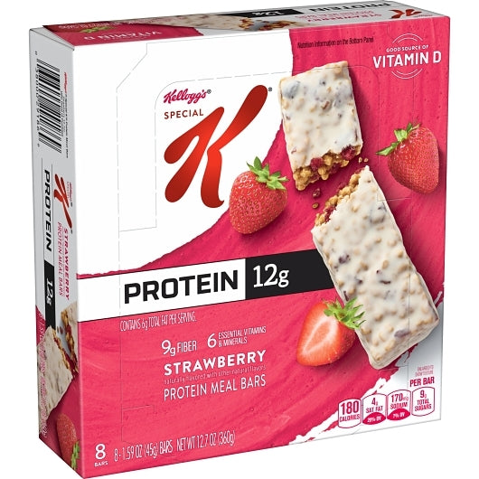 Kelloggs Special K Strawberry Protein Meal Bars, 6 x 8 x 1.59 oz Case - DOT product image 6