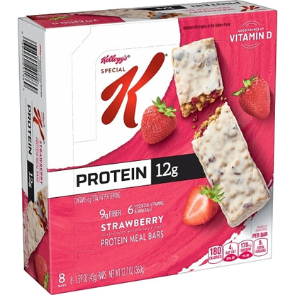 Kelloggs Special K Strawberry Protein Meal Bars, 6 x 8 x 1.59 oz Case - DOT product image 6
