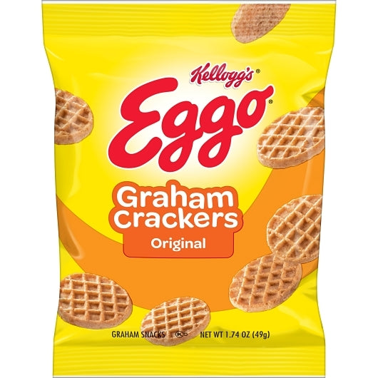 Kellogg's Grahams Crackers Original, 100 x 1.74 oz Case - Crackers & Grahams