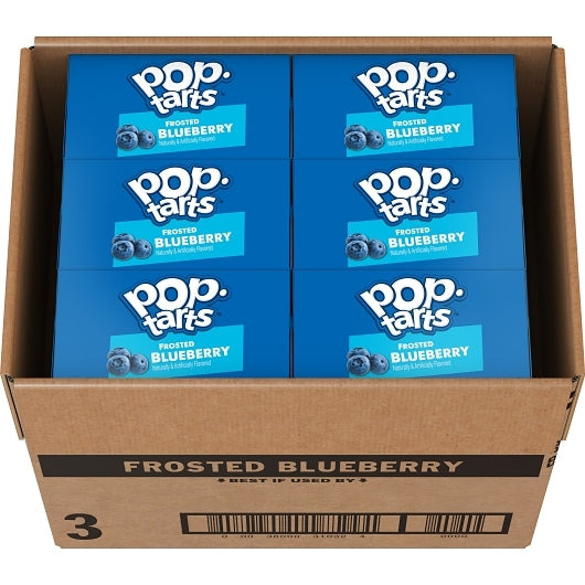 KEEBLER Pop Tarts Frosted Blueberry Two Count, 12 x 6 x 3.3 oz Case - DOT product image 6