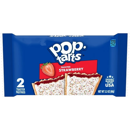Pop-Tarts Frosted Strawberry, 12 x 6 x 3.3 oz Case - Bakery & Desserts