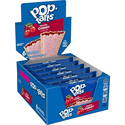 Pop-Tarts Frosted Open & Fold Display Cherry Pastry, 12 x 6 x 3.3 oz Case - DOT product image 2