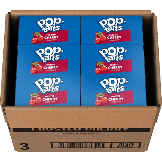 Pop-Tarts Frosted Open & Fold Display Cherry Pastry, 12 x 6 x 3.3 oz Case - DOT product image 4