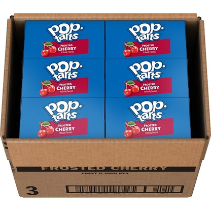 Pop-Tarts Frosted Open & Fold Display Cherry Pastry, 12 x 6 x 3.3 oz Case - DOT product image 4