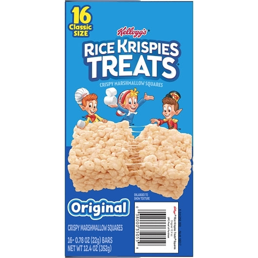 Kelloggs Rice Krispies Value Pack Original Square Treat, 6 x 16 x 0.78 oz Case - DOT product image 5