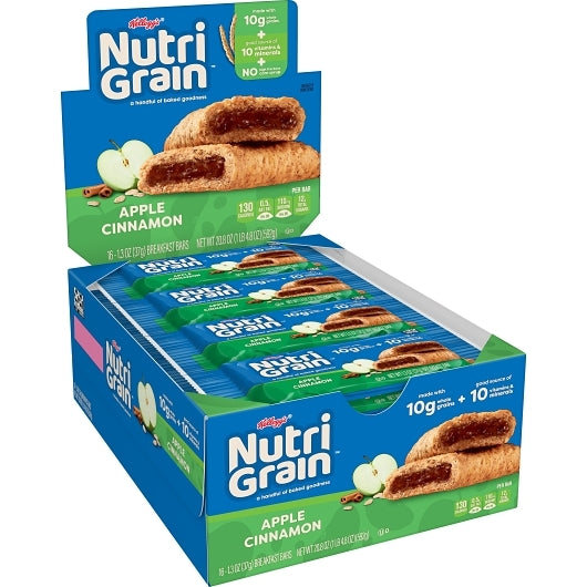Nutrigrain Apple Bars Nutri-Grain Apple Cinnamon Cereal Bar, 3 x 16 x 1.3 oz Case - DOT product image 7