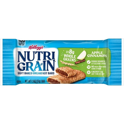 Nutrigrain Apple Bars Nutri-Grain Apple Cinnamon Cereal Bar, 3 x 16 x 1.3 oz Case - DOT product image 4