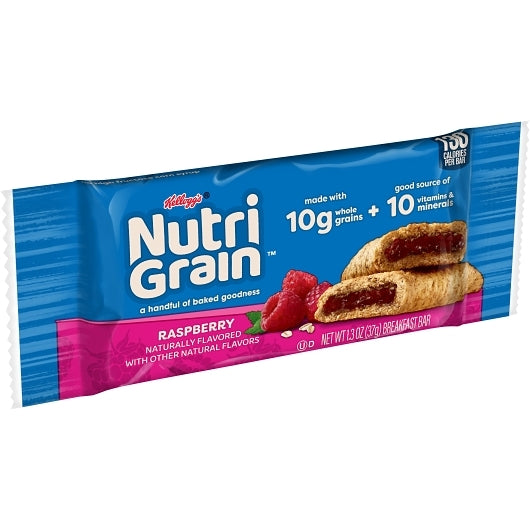 Nutrigrain Raspberry Bars Nutri-Grain Raspberry Cereal Bars, 3 x 16 x 1.3 oz Case - DOT product image 5