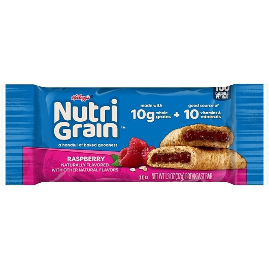 Nutrigrain Raspberry Bars Nutri-Grain Raspberry Cereal Bars, 3 x 16 x 1.3 oz Case - DOT product image 3