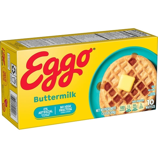Eggo Buttermilk Waffle, 8 x 12.3 oz Case - DOT product image 3