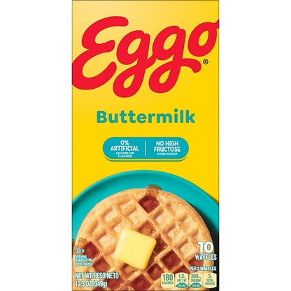 Eggo Buttermilk Waffle, 8 x 12.3 oz Case - DOT product image 8