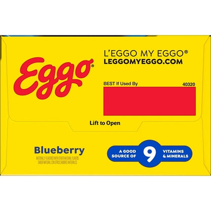Eggo Blueberry Waffle, 8 x 12.3 oz Case - DOT product image 5