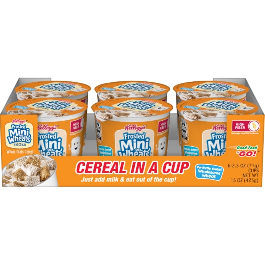 Wholesale CASE of Mini Wheats Bite Size Frosted Cereal, 10 x 6 x 2.5 oz Case - DOT product image 4