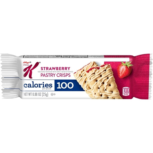 Kellogg's Special K Strawberry Strudel Pastry Crisp, 9 x 9 x 0.88 oz Case - Bakery & Desserts