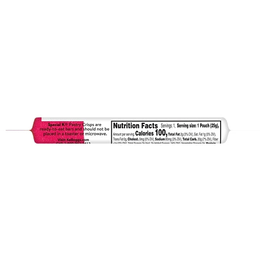 Kellogg's Special K Strawberry Strudel Pastry Crisp, 9 x 9 x 0.88 oz Case - DOT product image 7