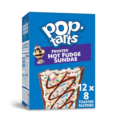 Pop Tarts Ice Frosted Hot Fudge Sundae Pastry, 12 x 13.5 oz Case - Bakery & Desserts