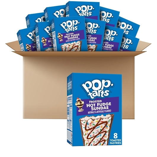 Pop Tarts Ice Frosted Hot Fudge Sundae Pastry, 12 x 13.5 oz Case - DOT product image 2