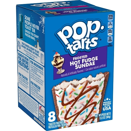 Pop Tarts Ice Frosted Hot Fudge Sundae Pastry, 12 x 13.5 oz Case - DOT product image 6
