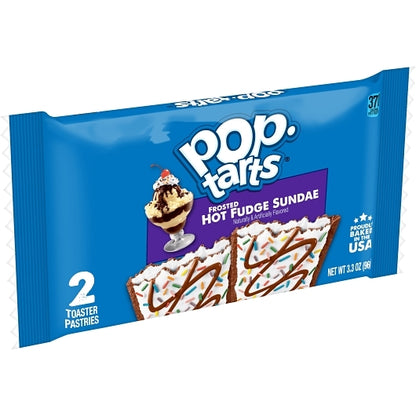 Pop Tarts Ice Pop-Tarts Frosted Open & Fold Display Hot Fudge Sunday Pastry, 12 x 6 x 3.3 oz Case - DOT product image 8