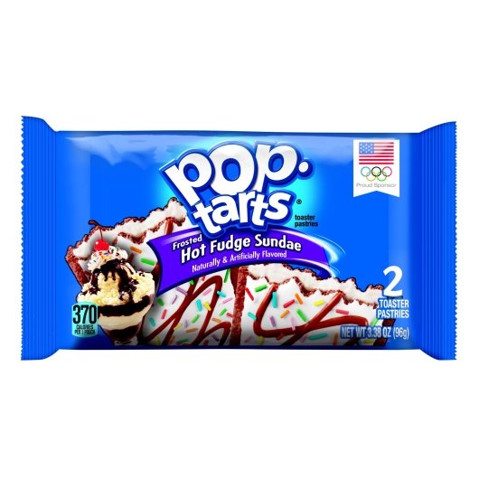 Pop Tarts Ice Pop-Tarts Frosted Open & Fold Display Hot Fudge Sunday Pastry, 12 x 6 x 3.3 oz Case - DOT product image 3