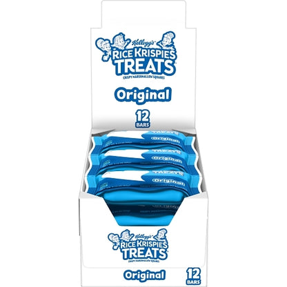 Kellogg's Rice Krispies Original Square Treat, 4 x 12 x 2.13 oz Case - Snack Bars & Granola Bars
