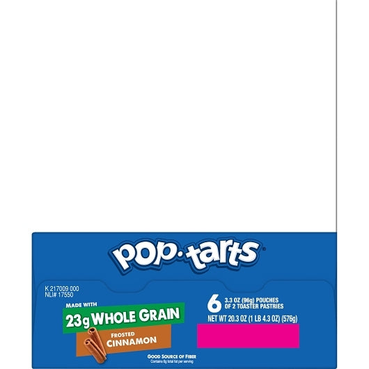 Pop-Tarts Whole Grain Frosted Brown Sugar Cinnamon Pastry, 12 x 6 x 3.3 oz Case - DOT product image 8