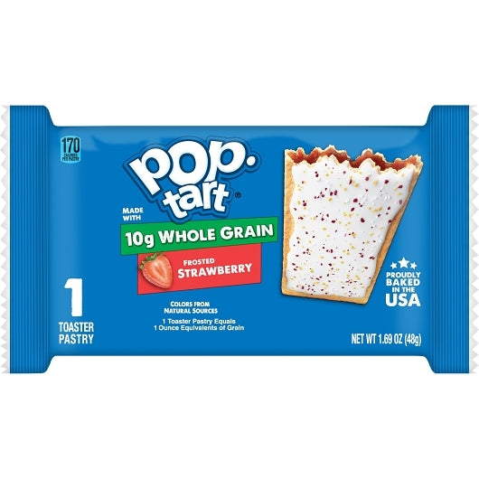 Pop-Tarts Whole Grain Frosted Strawberry Pastry, 12 x 10 x 1.69 oz Case - DOT product image 4