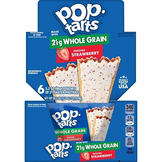 Kellogg's Frosted Strawberry Whole Grain Frosted Strawberry Pastry, 12 x 6 x 3.3 oz Case - DOT product image 4