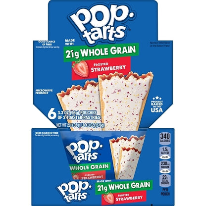 Kellogg's Frosted Strawberry Whole Grain Frosted Strawberry Pastry, 12 x 6 x 3.3 oz Case - DOT product image 4