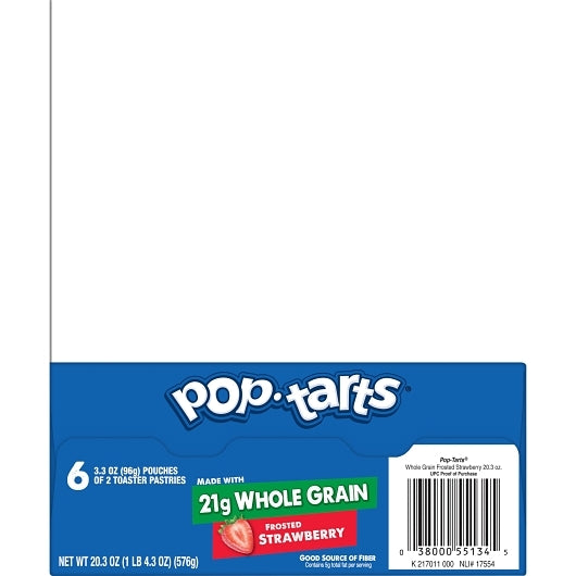 Kellogg's Frosted Strawberry Whole Grain Frosted Strawberry Pastry, 12 x 6 x 3.3 oz Case - DOT product image 7