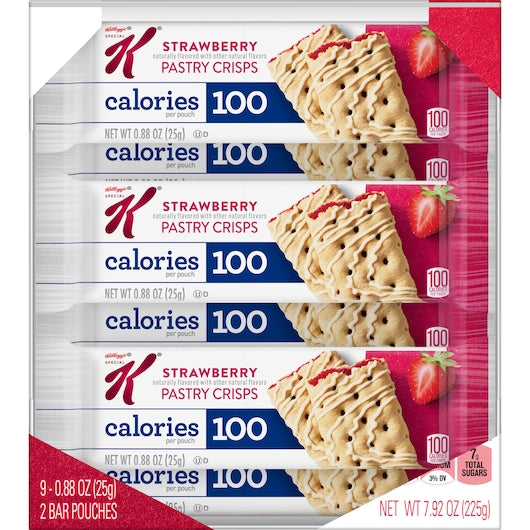Kellogg's Special K Strawberry Strudel Pastry Crisp, 9 x 9 x 0.88 oz Case - DOT product image 8