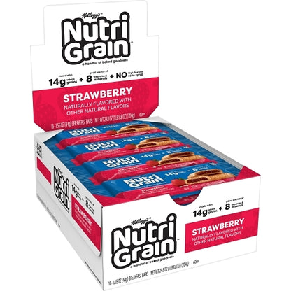 Nutrigrain Strawberry Cereal Nutri-Grain Strawberry Cereal Bar, 6 x 16 x 1.55 oz Case - DOT product image 4