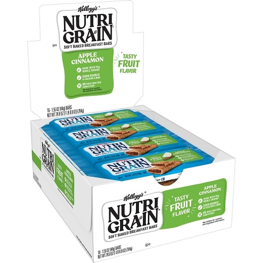 Kellogg's Nutri-Grain Apple Cinnamon Cereal Bar, 6 x 16 x 1.55 oz Case - DOT product image 4