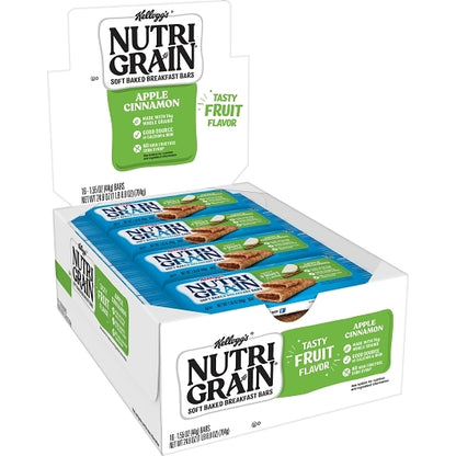 Kellogg's Nutri-Grain Apple Cinnamon Cereal Bar, 6 x 16 x 1.55 oz Case - DOT product image 4